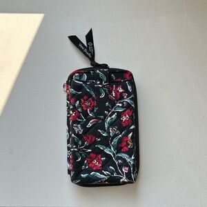 Vera Bradley Black and Red Floral Wallet